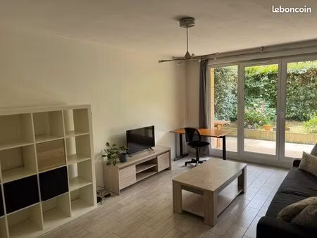 2 pièces tout équipé terrasse jardin parking sécurisé