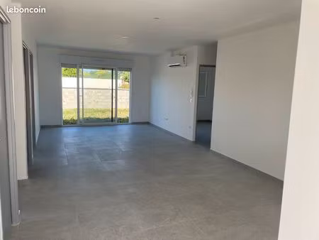 maison neuve plain pied avec 3 chambres / garage / jardin