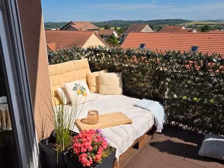 à louer - appartement t2 meublé folschviller