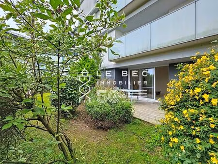 lorient : appartement 2 chambres avec jardin  garage et parking