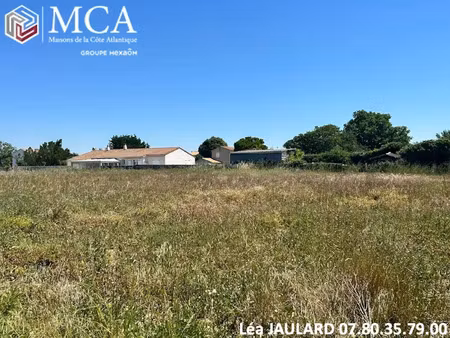 vente terrain 562 m² à le thou (17290)  75 000 €