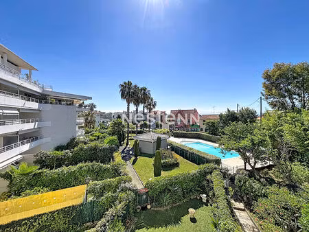 appartement 2 pièces - 38 m2 - box fermé - vue dégagée - golfe juan