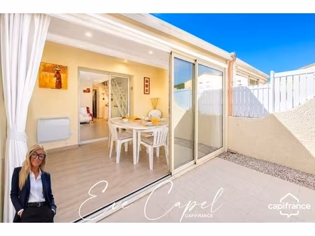 maison à vendre 3 pièces le cap d'agde (34)  maison avec 2 chambres + mezzanine et parking