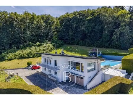 reignier esery - vue panoramique  piscine & terrain constructible — maison familiale rénov