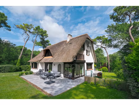 superbe chaumi7re en foret du touquet
