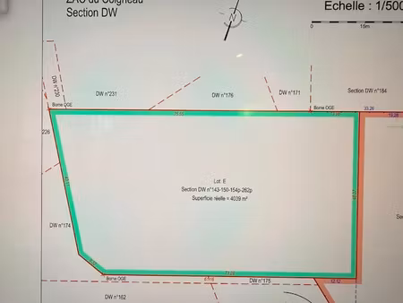 vente terrain à batir 4039 m² à orleans (45000)  770 400 €