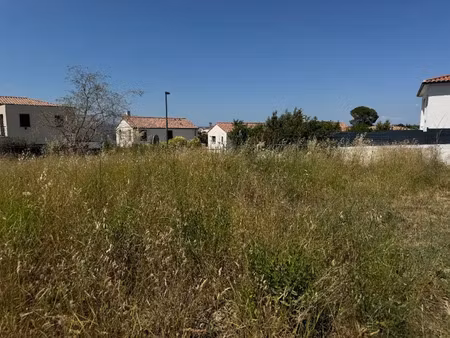 vente terrain 450 m² à gigean (34770)  220 000 €