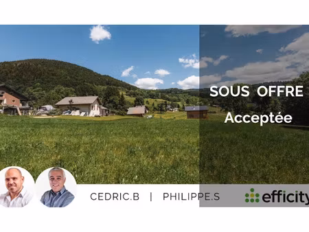 vente terrain 3500 m² à habère-poche (74420)  375 000 €