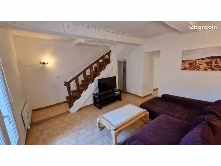 bédarrides – t3 meublé 75 m² avec terrasse plein sud – colocation possible