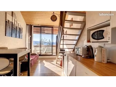 appartement duplex et terrasse superbe vue avec garage
