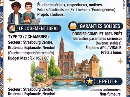 recherche t3 strasbourg centre
