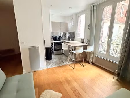 beau t2 meublé 36 m² – refait à neuf – saint-ouen (métro l13/l14)