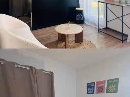 appartement meublé avec jardin privatif