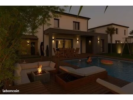 maison neuve 110 m² avec suite parentale et garage 17 m² sur terrain viabilisé de 488 m² à