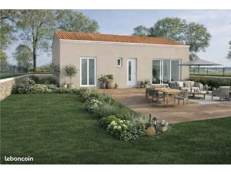 maison neuve 85 m² a construire a saint mitre les remparts terrain 342 m² 3 chambres plain