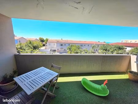 à vendre – bel appartement t3 a quelques mètres de la mer et exposition plein sud