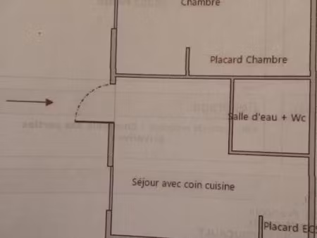 location meublée appartement 1 pièce 20 m² à viry-chatillon (91170)  675 €
