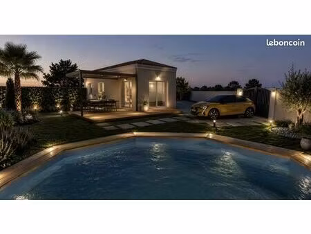 maison neuve 90 m² plain-pied à martigues 3 chambres terrain viabilisé 573 m² lotissement 