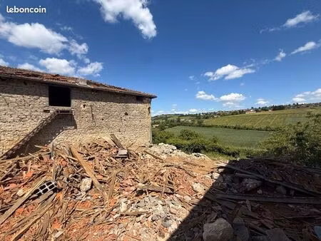 plateau à aménager de 100 m² avec 315m2 de jardin et vue exceptionnelle