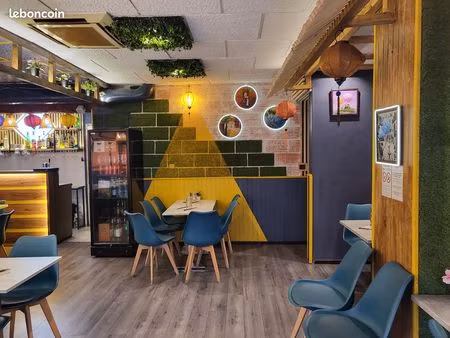 mur + fond commerce
