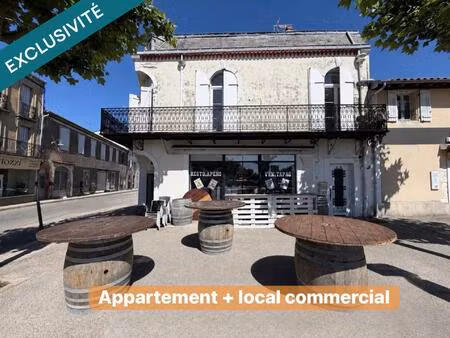 immeuble avec local commercial et appartement