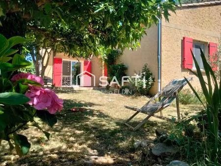 maison plain-pied jardin bucolique calme montfavet