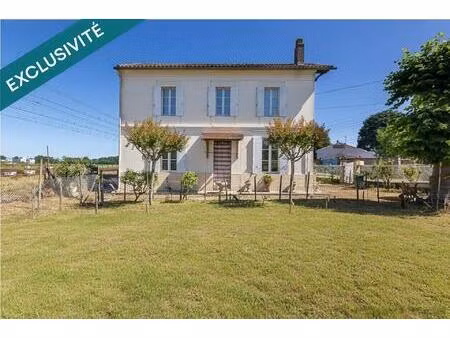 maison en pierre 129 m² - 3 chambres - garage 75 m² - terrain 775 m² - libourne