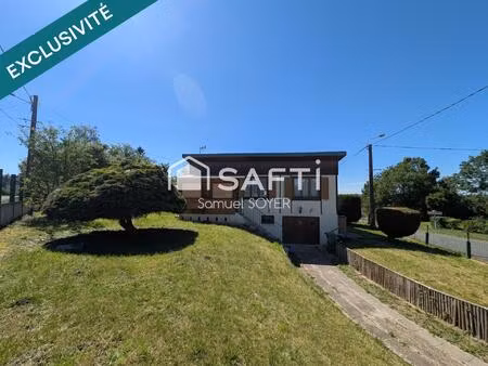 maison individuelle sur sous-sol  jardin  garage