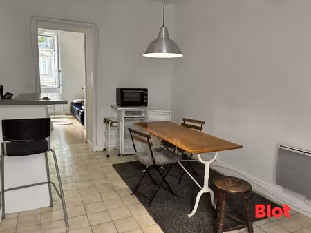 a vendre chez blot immobilier – appartement t1 bis boulevard saint aignan.