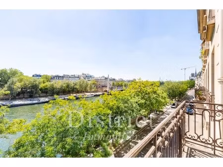 appartement d’exception – île saint louis – vue sur seine – 398 m²