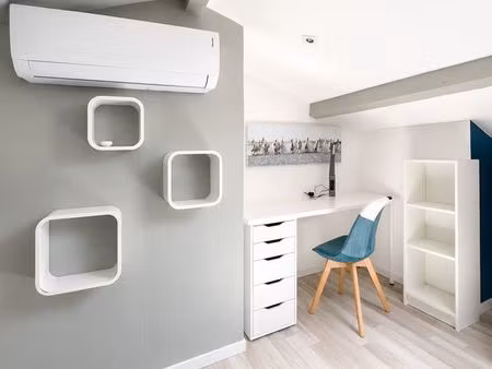 chambre meublee avec accès indépendant en centre-ville de la valette du var