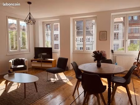appartement meublé d'exception – 80 49 m² – centre historique de strasbourg – idéal coloca