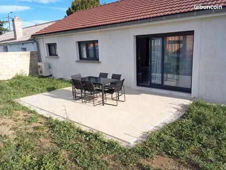 particulier loue maison meublée 110m²■chauffage électrique bbc par plancher chauffant ■et 
