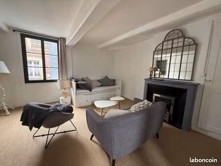 maison centre honfleur 2ch et courette