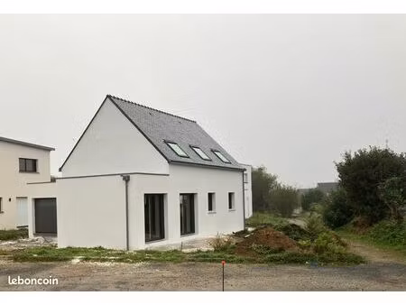 maison neuve - 4 chambres - 106m² - pac - garage- jardin- lestonan