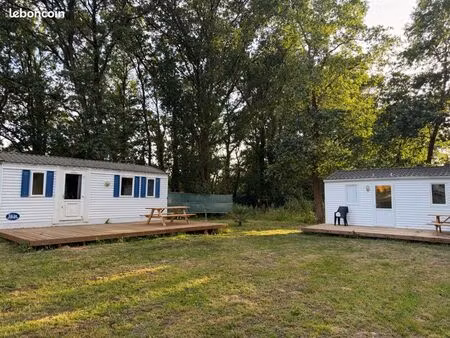 location terrain clos 2 200 m² avec 2 mobil-homes – centre de la baule-escoublac à 500 m –
