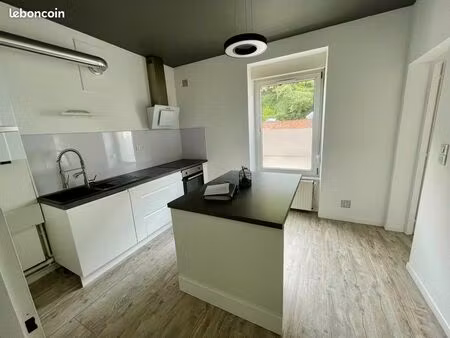 f3 entièrement rénové 65m2- 2 chambres-cuisine moderne avec îlot-epinal