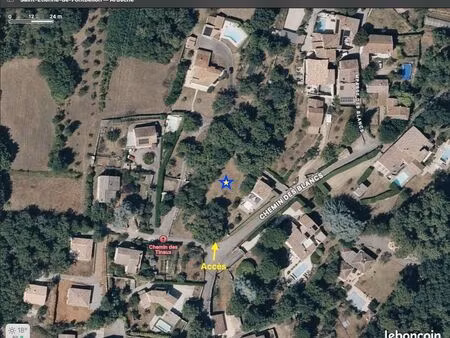 rare - terrain à bâtir 1 282 m² – saint-étienne-de-fontbellon - 139.000 -