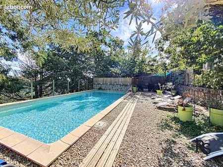 mas ardèche avec 3 gîtes + studio – rentabilité locative – piscine – vue exceptionnelle
