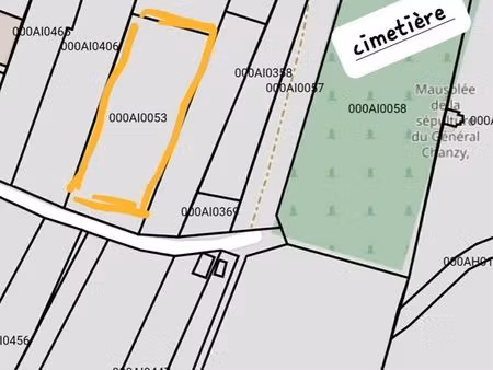 a vendre terrain constructible 1 795 m² – buzancy (08240)