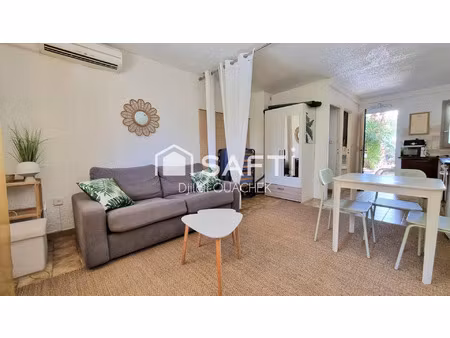 vente appartement 1 pièce 27 m² canet-en-roussillon (66140)