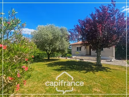 maison avec sous-sol  3 chambres  jardin  garage  accès de plain pied depuis la terrasse