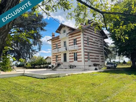 vente maison 8 pièces 285 m² portets (33640)