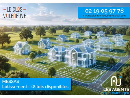 terrain messas de 415 m² à 519 m²