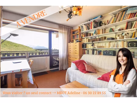 studio au pied des pistes avec terrasse exposee plein sud -