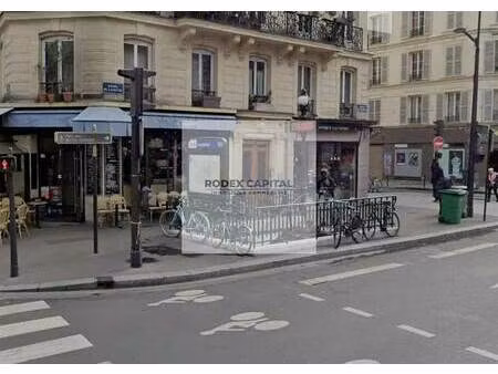 vente commerce paris 75019 58m²
