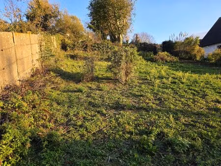 vente terrain 1000 m² fécamp (76400)