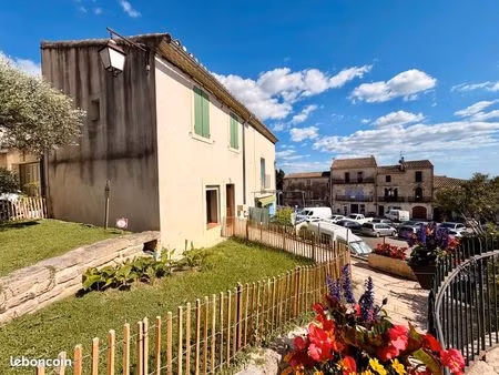 maison de village - à louer t2bis - gallargues le montueux