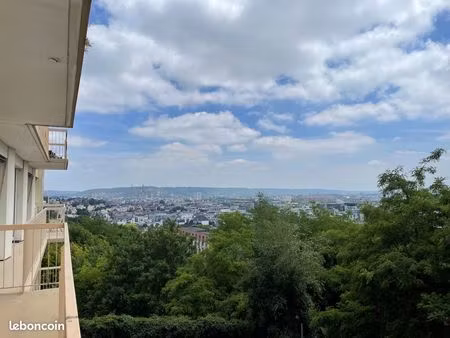 appartement t4 - 112m² - rouen  secteur coteaux ouest