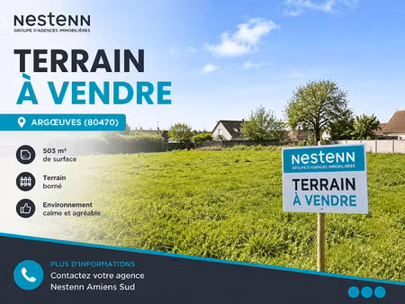 terrain argoeuves 503 m2